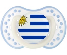 Drapeau Uruguay Sucette LOVI Dynamic Blanc-cyan classique