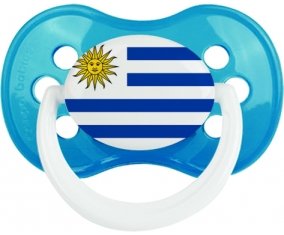 Drapeau Uruguay Tétine Anatomique Cyan classique