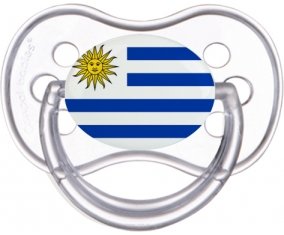 Drapeau Uruguay Tétine Anatomique Transparente classique