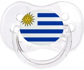 Drapeau Uruguay Sucette Cerise Transparent classique