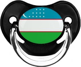Drapeau Ouzbékistan Sucette Physiologique Noir classique