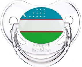 Drapeau Ouzbékistan Sucette Physiologique Transparent classique