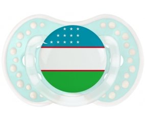 Drapeau Ouzbékistan Sucette LOVI Dynamic Retro-turquoise-lagon classique
