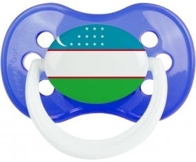 Drapeau Ouzbékistan : Sucette Anatomique personnalisée