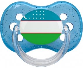Drapeau Ouzbékistan : Tétine Cerise personnalisée