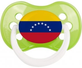 Drapeau Venezuela Sucette Anatomique Vert classique