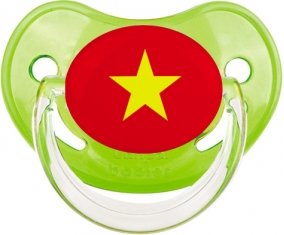 Drapeau Vietnam Sucette Physiologique Vert classique