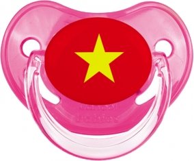 Drapeau Vietnam Sucette Physiologique Rose classique