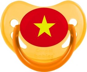 Drapeau Vietnam Sucette Physiologique Jaune phosphorescente
