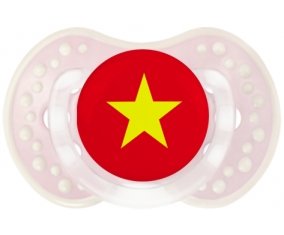 Drapeau Vietnam Sucette LOVI Dynamic Retro-rose-tendre classique