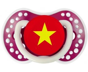 Drapeau Vietnam Sucette LOVI Dynamic Fuchsia phosphorescente