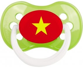 Drapeau Vietnam Tétine Anatomique Vert classique