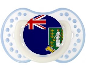 Drapeau Les iles vierges Sucette LOVI Dynamic Blanc-cyan classique