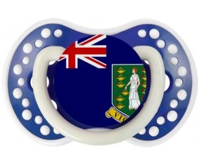 Drapeau Les iles vierges Sucette LOVI Dynamic Bleu-marine phosphorescente