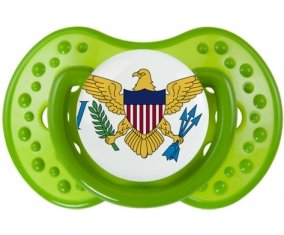 Drapeau Îles Vierges britanniques Sucete LOVI Dynamic Vert classique