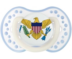 Drapeau Îles Vierges britanniques Sucete LOVI Dynamic Blanc-cyan classique