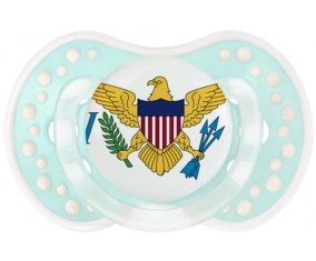 Drapeau Îles Vierges britanniques Sucete LOVI Dynamic Retro-turquoise-lagon classique