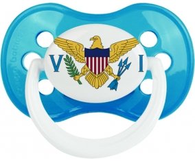 Drapeau Îles Vierges britanniques Sucete Anatomique Cyan classique