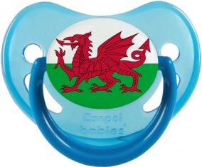 Drapeau Pays de Galles Sucete Physiologique Bleue phosphorescente