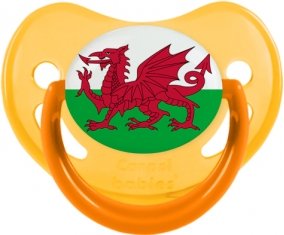 Drapeau Pays de Galles Sucete Physiologique Jaune phosphorescente