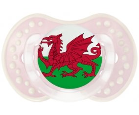 Drapeau Pays de Galles Tétine LOVI Dynamic Retro-rose-tendre classique
