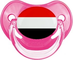 Drapeau Yémen Sucette Physiologique Rose classique