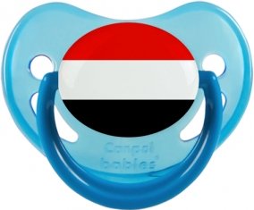 Drapeau Yémen Sucette Physiologique Bleue phosphorescente