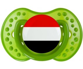 Drapeau Yémen Sucette LOVI Dynamic Vert classique