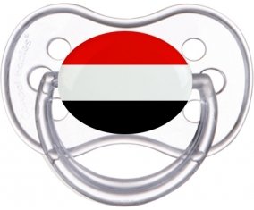 Drapeau Yémen Sucette Anatomique Transparente classique