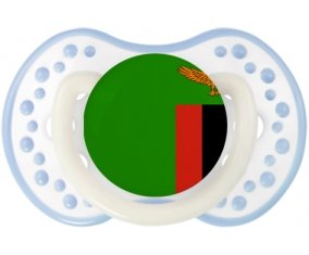 Drapeau Zambie Sucete LOVI Dynamic Blanc-cyan classique