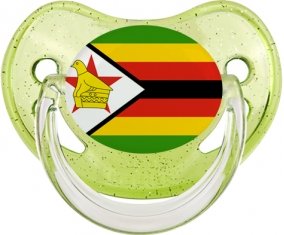 Drapeau Zimbabwe Sucete Physiologique Vert à paillette
