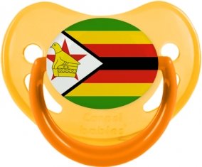 Drapeau Zimbabwe Sucete Physiologique Jaune phosphorescente
