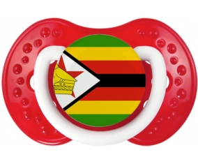 Drapeau Zimbabwe Tétine LOVI Dynamic Blanc-rouge classique
