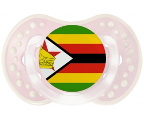 Drapeau Zimbabwe Tétine LOVI Dynamic Retro-rose-tendre classique