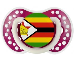 Drapeau Zimbabwe Tétine LOVI Dynamic Fuchsia phosphorescente