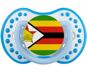 Drapeau Zimbabwe Tétine LOVI Dynamic Blanc-bleu phosphorescente