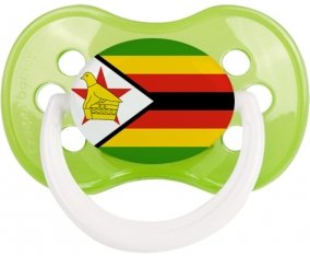Drapeau Zimbabwe Sucette Anatomique Vert classique