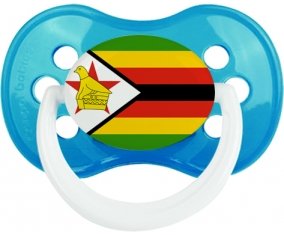 Drapeau Zimbabwe Sucette Anatomique Cyan classique