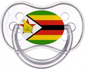 Drapeau Zimbabwe Sucette Anatomique Transparente classique