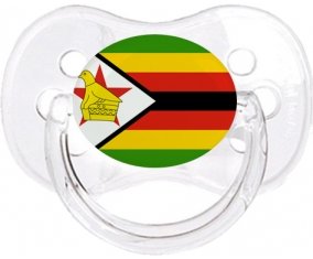 Drapeau Zimbabwe Sucette Cerise Transparent classique