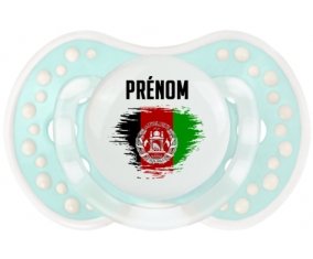 Drapeau effet pinceau Afghanistan avec prénom Sucette LOVI Dynamic Retro-turquoise-lagon classique