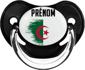 Drapeau effet pinceau Algérie avec prénom Sucete Physiologique Noir classique