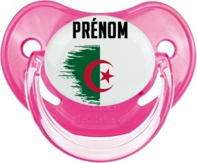 Drapeau effet pinceau Algérie avec prénom Sucete Physiologique Rose classique
