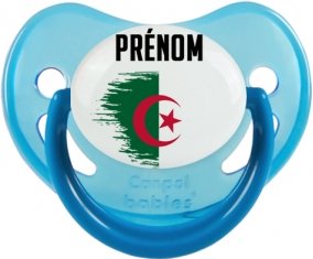 Drapeau effet pinceau Algérie avec prénom Sucete Physiologique Bleue phosphorescente