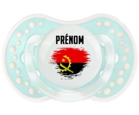 Drapeau effet pinceau Angola avec prénom Sucete LOVI Dynamic Retro-turquoise-lagon classique