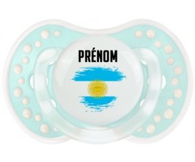 Drapeau effet pinceau Argentine avec prénom Sucete LOVI Dynamic Retro-turquoise-lagon classique
