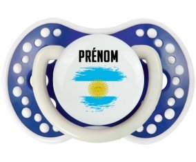 Drapeau effet pinceau Argentine avec prénom Sucete LOVI Dynamic Bleu-marine phosphorescente