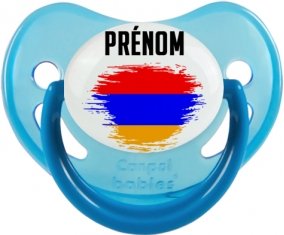 Drapeau effet pinceau Arménie avec prénom Sucete Physiologique Bleue phosphorescente