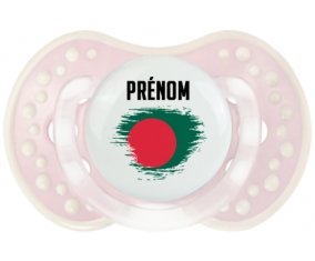 Drapeau effet pinceau Bangladesh avec prénom Sucete LOVI Dynamic Retro-rose-tendre classique