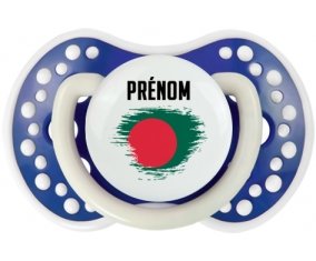 Drapeau effet pinceau Bangladesh avec prénom Sucete LOVI Dynamic Bleu-marine phosphorescente